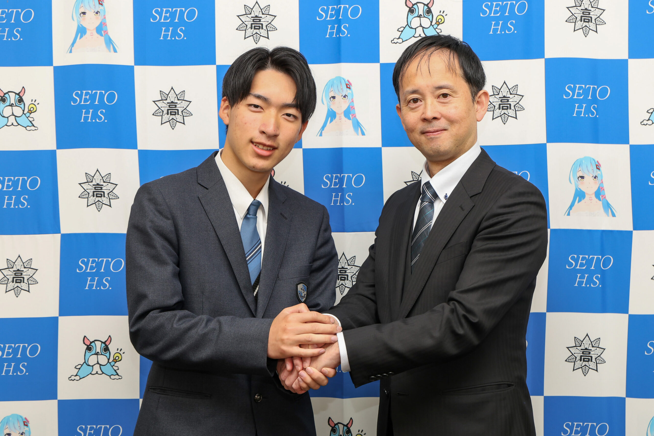 校長・生徒会長画像